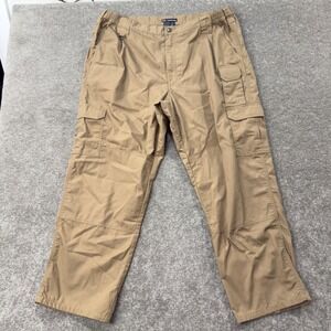 5.11 Tactical Cargo Pants Mens 42x30 Khaki Tan Ripstop Work Utility 74273 511